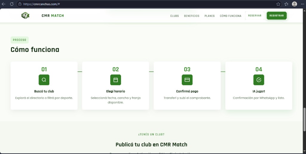 CMR Match — cómo funciona
