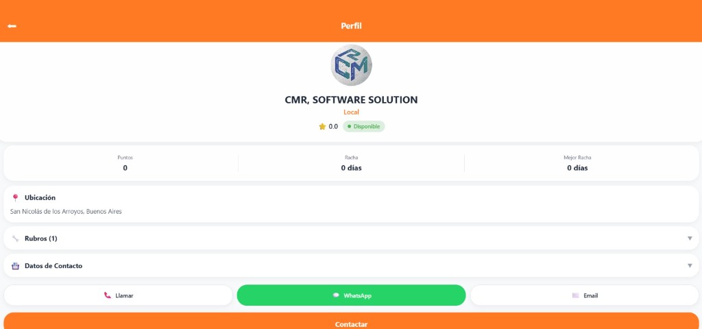 Joby — perfil del profesional